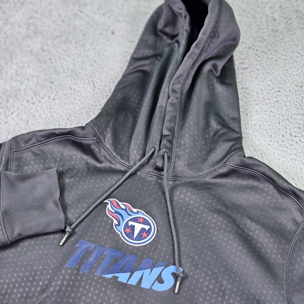 Tennessee Titans Hoodie Mens Large Gray NFL Football Therma Fit Pullover Nike